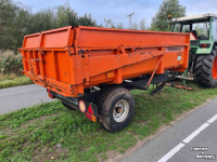 Benne agricole Agromet T039 5 tons kipper in nette staat