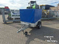 Semi-remorque surbaissé  Huif aanhanger 750 kg.