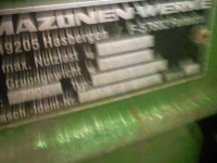 Distributeur d‘engrais Amazone Ultra 3000