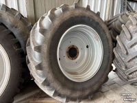 Roues, Pneus, Jantes, Barillets Jumelage Michelin 650/65 R38 Multibib