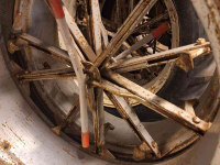 Roues, Pneus, Jantes, Barillets Jumelage  Molcon 13.6X38 50%