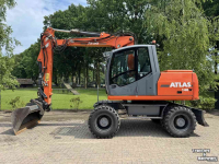 Pelles sur pneus Atlas TW140 Mobiele kraan