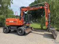 Pelles sur pneus Atlas TW140 Mobiele kraan