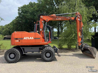 Pelles sur pneus Atlas TW140 Mobiele kraan