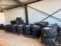 Roues, Pneus, Jantes, Barillets Jumelage  Banden minishovel 31x15.50-15 / 400/50-15
