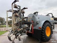 Tonneau de lisier Veenhuis Ecovac 8000 giertank + Bouwland injecteur bemester