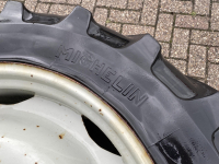 Roues, Pneus, Jantes, Barillets Jumelage Michelin 12.4R32 op 6 gaats velg