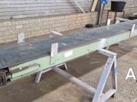 Convoyeur  4150X375 MM TRANSPORTBAND VLAKKE BAND FLAT BELT CONVEYOR BELT FLACHBAND FÖRDERBAND