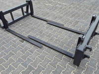 Chargeur frontal  Palletvork vorkenbord lepelbord met euro aansluiting Balenprikker.