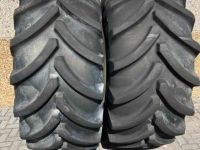 Roues, Pneus, Jantes, Barillets Jumelage Vredestein Set TRAXION HARVEST 800/65R32 compleet op Velg aansluiting 280/335/10gaats