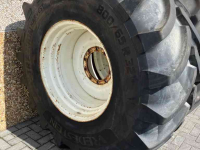 Roues, Pneus, Jantes, Barillets Jumelage Vredestein Set TRAXION HARVEST 800/65R32 compleet op Velg aansluiting 280/335/10gaats