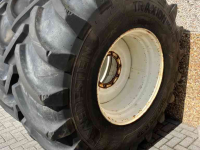 Roues, Pneus, Jantes, Barillets Jumelage Vredestein Set TRAXION HARVEST 800/65R32 compleet op Velg aansluiting 280/335/10gaats