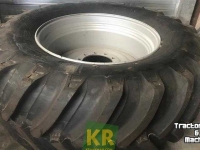 Roues, Pneus, Jantes, Barillets Jumelage Alliance 650/65R38