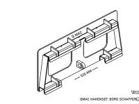 Autres pièces d’équipement et accessoires Qmac Aanlasframe voor SCHAFFER loader GELASTE uitvoering