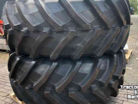 Roues, Pneus, Jantes, Barillets Jumelage Trelleborg 710/70R42 100% TM900