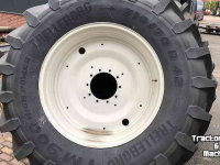 Roues, Pneus, Jantes, Barillets Jumelage Trelleborg 710/70R42 100% TM900