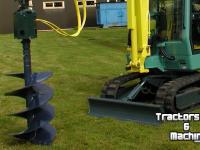Tarières de sol Qmac Grondboor Hydraulische aandrijfunit