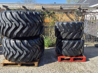 Roues, Pneus, Jantes, Barillets Jumelage BKT 650/45-22.5 & 800/45-30.5