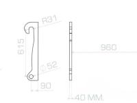 Autres pièces d’équipement et accessoires Qmac Aanlashaken LOW BUDGET voor VOLVO L 50/60/70/90