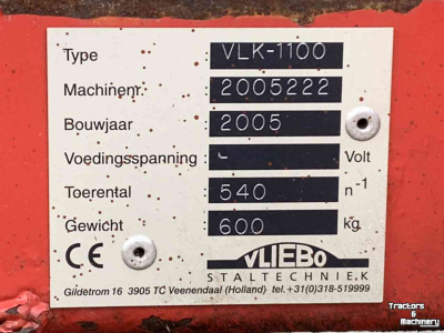 Eparpilleur de fourrage Vliebo VLK-1100
