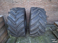 Roues, Pneus, Jantes, Barillets Jumelage BKT VF 600/60R30