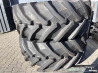 Roues, Pneus, Jantes, Barillets Jumelage Trelleborg 600/70R30 TM900 90%