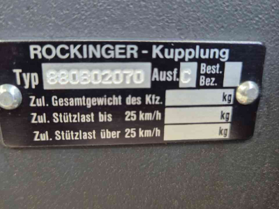Autres tracteurs et accessoires  Rockinger trekhaakframe met K80 en onderbrug op statief