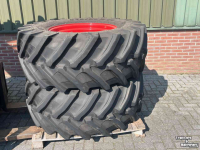Roues, Pneus, Jantes, Barillets Jumelage Trelleborg 540/65- r 28 / 650/65- r 38