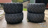 Roues, Pneus, Jantes, Barillets Jumelage BKT 750/60R26.5 95% FL 630 / Nog 1 set voorradig