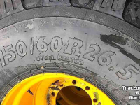 Roues, Pneus, Jantes, Barillets Jumelage BKT 750/60R26.5 95% FL 630 / Nog 1 set voorradig