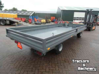 Remorque Agomac Stratenmakerswagen / Bakkenwagen / Machinetransporter