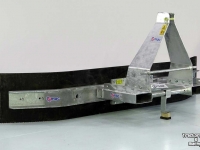 Rabot caoutchouc Qmac Modulo 2.40 mtr rubberschaaf modderschaaf slijkschaaf schuifframe
