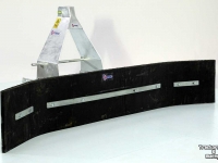 Rabot caoutchouc Qmac Modulo 2.40 mtr rubberschaaf modderschaaf slijkschaaf schuifframe
