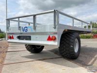 Semi-remorque surbaissé VGM VGM Sierra 5 Bakkenwagen kraankar aanhanger kieper kraan bakkenkar vgm midejo