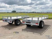 Semi-remorque surbaissé VGM VGM Sierra 5 Bakkenwagen kraankar aanhanger kieper kraan bakkenkar vgm midejo