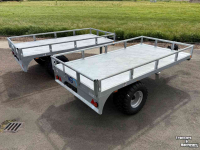Semi-remorque surbaissé VGM VGM Sierra 5 Bakkenwagen kraankar aanhanger kieper kraan bakkenkar vgm midejo