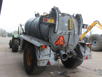 Tonneau de lisier Peecon 5000 liter kippende giertank kiepende mesttank waterwagen zuigarm hydraulische achterwand