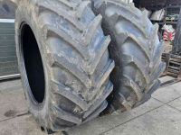 Roues, Pneus, Jantes, Barillets Jumelage Michelin 710/60R42 Xeobib. 30 mm!