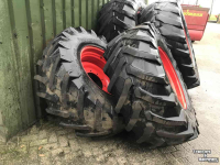 Roues, Pneus, Jantes, Barillets Jumelage Trelleborg 650/65R38 en 540/65R28