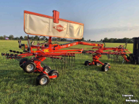 Andaineur Kuhn GA6632 zijafleg hark dubbele hark treintje