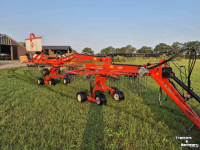 Andaineur Kuhn GA6632 zijafleg hark dubbele hark treintje