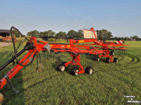 Andaineur Kuhn GA6632 zijafleg hark dubbele hark treintje