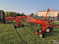Andaineur Kuhn GA6632 zijafleg hark dubbele hark treintje