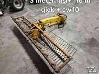 Benne de fauche  Herder msl 300 + 110 giek cw 10