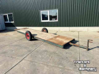 Remorque porte-machines  oprijkar eigenbouw