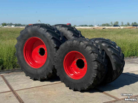 Roues, Pneus, Jantes, Barillets Jumelage Trelleborg 710/70R38  &  600/65R28