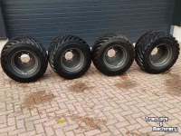 Roues, Pneus, Jantes, Barillets Jumelage  Delcora flotagrip III 500/40-17.5