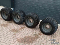 Roues, Pneus, Jantes, Barillets Jumelage  Delcora flotagrip III 500/40-17.5