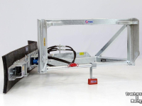 Rabot caoutchouc Qmac 300 HYDR SCHUIN+HOEK MATBRO PIN CON