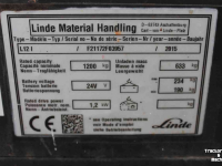 Transpalette électrique Linde L12i palletstapelaar palletheffer palletwagen defect